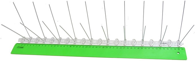 Длина одной секции шипов составляет ровно 0,5 метра! (кликните по фото для увеличения)