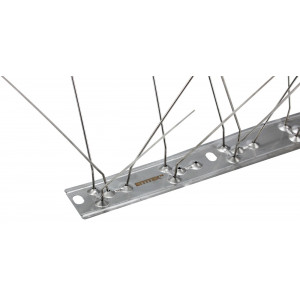 Шипы противоприсадные для отпугивания птиц "SITITEK Барьер-Премиум 3М" металл (комплект 5 шт.)